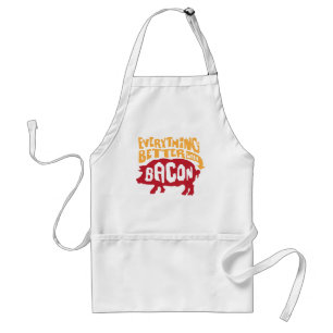 Alles beter W/Bacon Apron Standaard Schort
