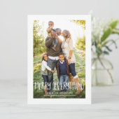 Alles bij de feestelijke kerstkaart (Staand voorkant)