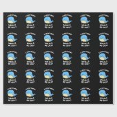 Alles bij de walvis is goed bij de schamele walvis cadeaupapier (Vlak)