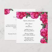 Alles bij elkaar, botanische fuchsia azaleas kaart (Voorkant / Achterkant)