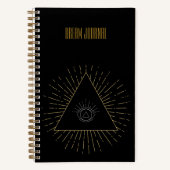 Alles bij elkaar | Dream Journal | Zwart en goud Notitieboek (Voorkant)