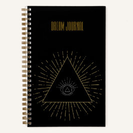 Alles bij elkaar | Dream Journal | Zwart en goud Notitieboek