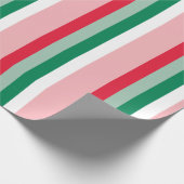 Alles bij elkaar gelukkig altijd feestelijke strep cadeaupapier (Hoek)