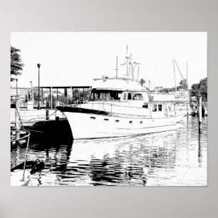 Alles bij elkaar - Hampton Harbor - Print