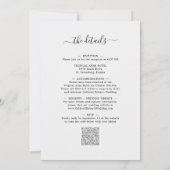 Alles bij elkaar in één blush roze rozen Gold Lijs Kaart (Achterkant)