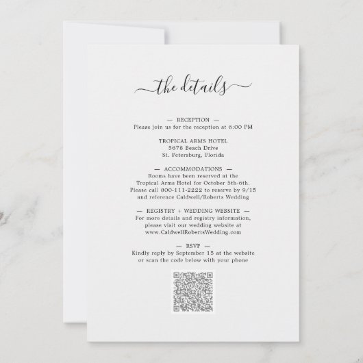 Alles bij elkaar in één blush roze rozen Gold Lijs Kaart (Achterkant)