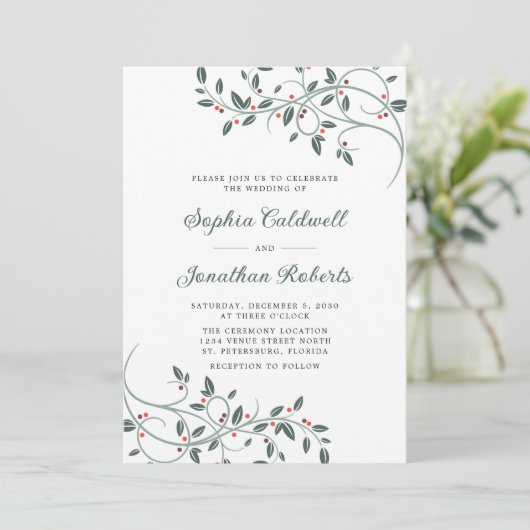 Alles bij elkaar in één lekkere kerstbotanische br kaart (Staand voorkant)