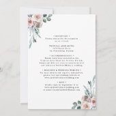 Alles bij elkaar in één mosterd roze rozen kalligr kaart (Achterkant)