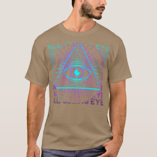 Alles bij elkaar kijkend: oogretro alles bij ogen  t-shirt