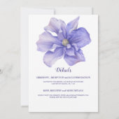 Alles bij elkaar, met withe en periwinkle clematis kaart (Achterkant)