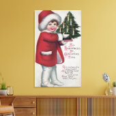 Alles bij elkaar op kerstavond canvas afdruk (Insitu (Woonkamer))