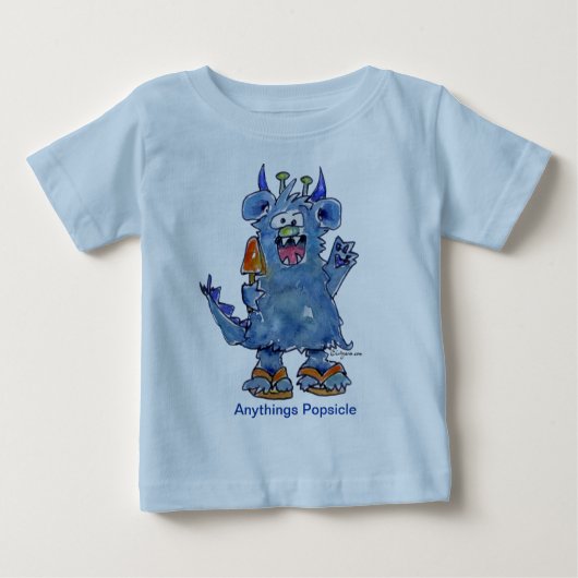 Alles bij elkaar Popsicle Funny Monster Baby T Shi (Voorkant)