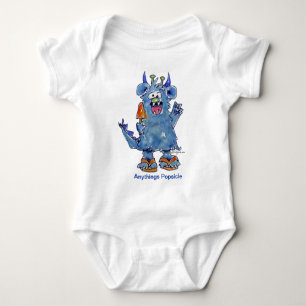 Alles bij elkaar Popsicle Funny Monster Baby T Shi Romper