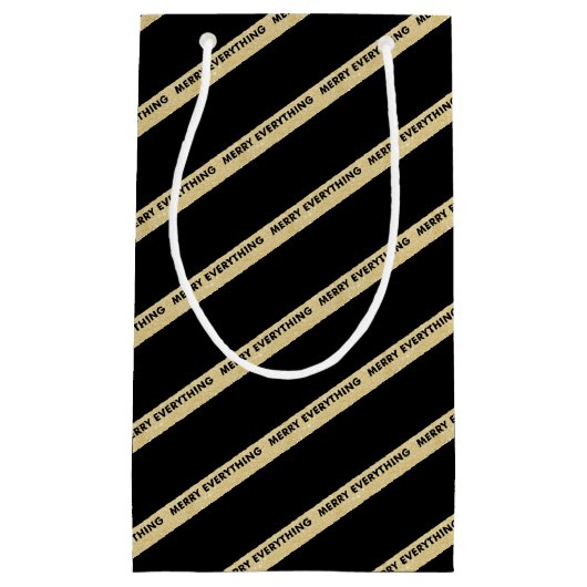 Alles bij elkaar voegen Glitter Holiday Aangepaste Klein Cadeauzakje (Voorkant)