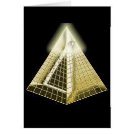 Alles bij elkaar zichtbare ogen piramide-kaart