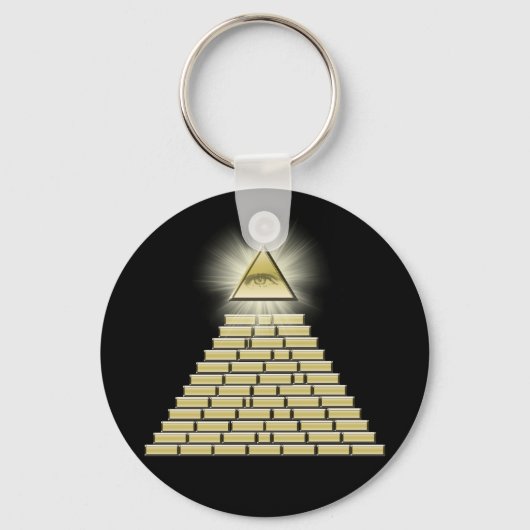 Alles bij elkaar ziende ogen Sleutelhanger (Voorkant)