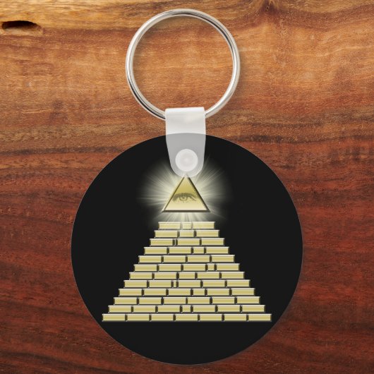 Alles bij elkaar ziende ogen Sleutelhanger (Voorkant)