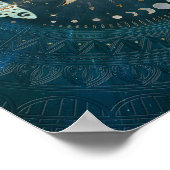 Alles bij het zien Oogst en Maan Poster (Hoek)