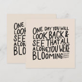 Alles bij u was aan het bloeien - moedig prijsopga (Voorkant / Achterkant)