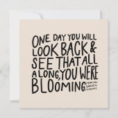 Alles bij u was aan het bloeien - moedig prijsopga (Achterkant)