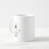 Alles Bouwt Geduld Minimalistische Quote Mok (Voorkant links)
