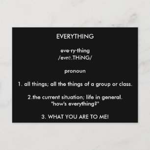 "ALLES" Briefkaart