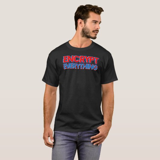 Alles coderen t-shirt (Voorkant volledig)