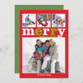 Alles comprimeren feestdagenkaart (Voorkant / Achterkant)