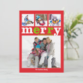 Alles comprimeren feestdagenkaart (Staand voorkant)