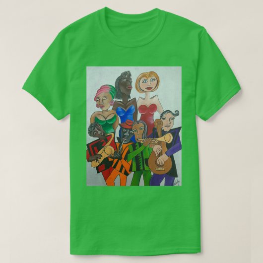 ALLES DAT JAZZ 2 T-SHIRT (Design voorkant)