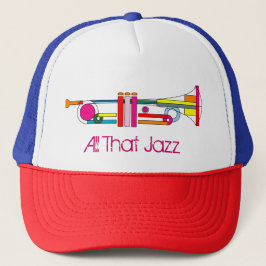 ALLES DAT JAZZ TRUMPET Trucker Hat Trucker Pet