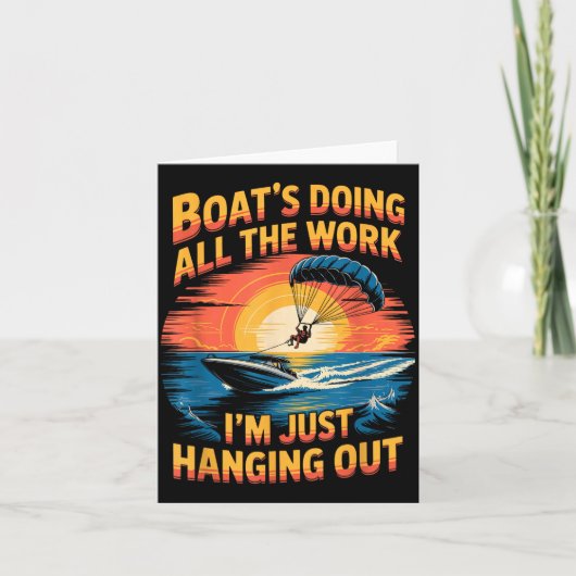 Alles doen Parasailer Paragliding Parasail Kaart (Voorkant)