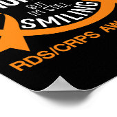 Alles doet pijn Ik lach nog steeds - RSD CRPS Awar Poster (Hoek)