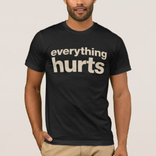 Alles doet pijn – Minimalistische & Expressieve Vo T-shirt