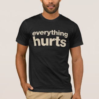 Alles doet pijn – Minimalistische & Expressieve Vo T-shirt