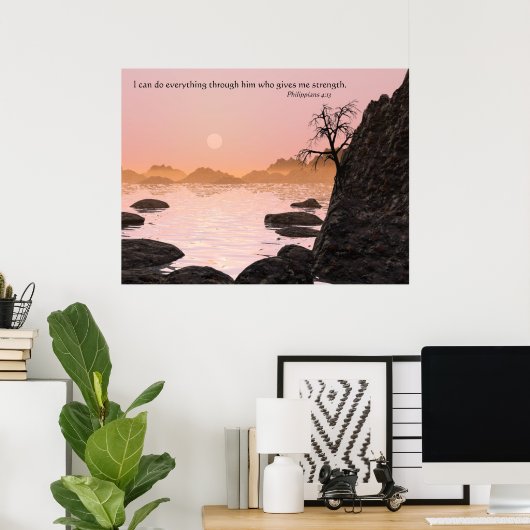 Alles door hem heen poster (Thuiskantoor)