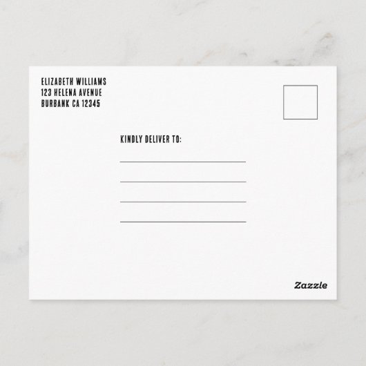 Alles Dumpsen! Bouw Verjaardagsuitnodiging Briefkaart (Achterkant)