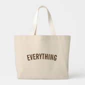 Alles echt grote tas-weekender tas-reus tote bag (Achterkant)