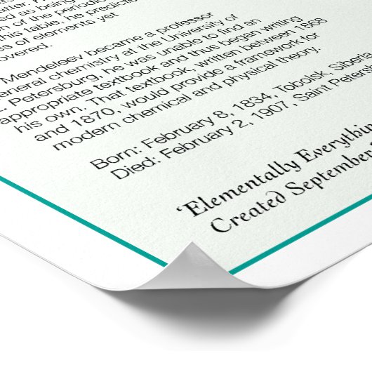 Alles elementair 36x24 poster (Hoek)