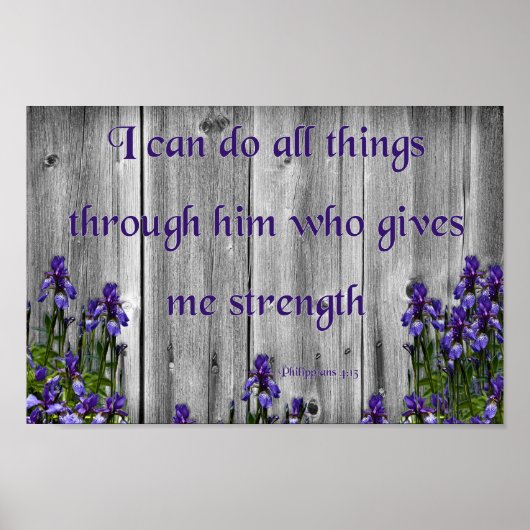 Alles, Filippijnen 4:13 Poster (Voorkant)