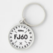Alles FJ60-Logo Sleutelhanger (Voorkant)