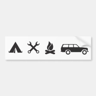 Alles FJ60-pictogram Bumpersticker