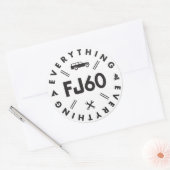 Alles FJ60 Sticker (Envelop)