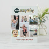 Alles-fotocollage-feestkaart Feestdagenkaart (Staand voorkant)