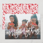 Alles-fotokaart Geweldige witboek Feestdagenkaart (Voorkant / Achterkant)