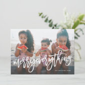 Alles-fotokaart Geweldige witboek Feestdagenkaart (Staand voorkant)