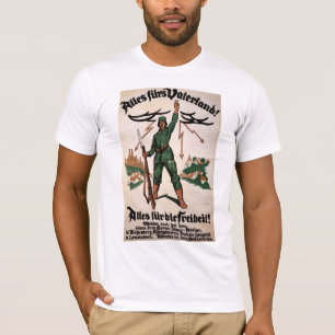 Alles Furs Vaterland WWI Poster T-shirt