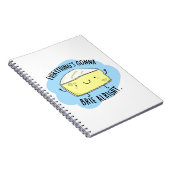 Alles gaat brie goed Grappige kaas grap  Notitieboek (Rechterzijde)