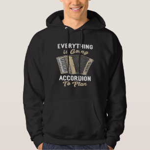 Alles gaat in behandeling om cordion te plannen. hoodie