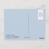 Alles gebeurt Briefkaart (Achterkant)